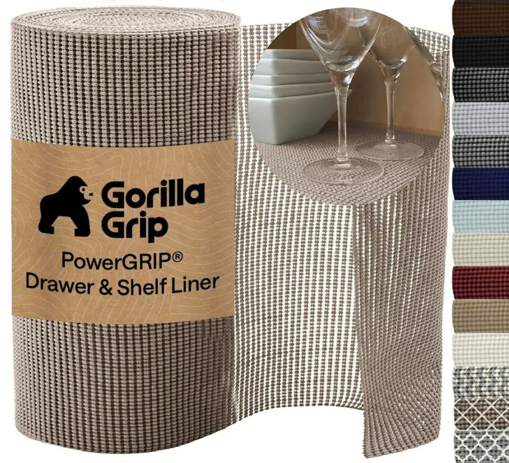 Gorilla Grip PowerGRIP 12" x 10' Drawer & Shelf Liner