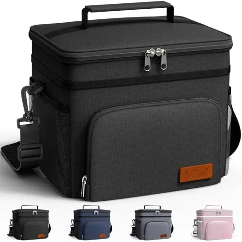 9L Hotor Insulated Leak-Proof Lunch Bag (Black)