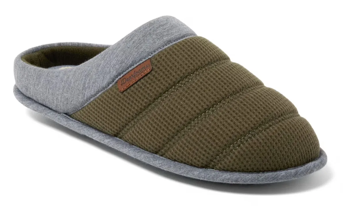 Dearfoams Cozy Comfort Bound Knit Clog Slippers