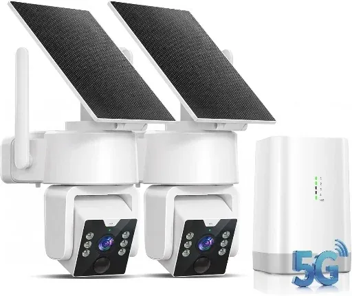 Solar Powered Wireless Outdoor Security Cameras