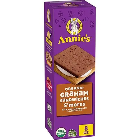 8-Oz Annie's Organic S'mores Graham Sandwich Cookies