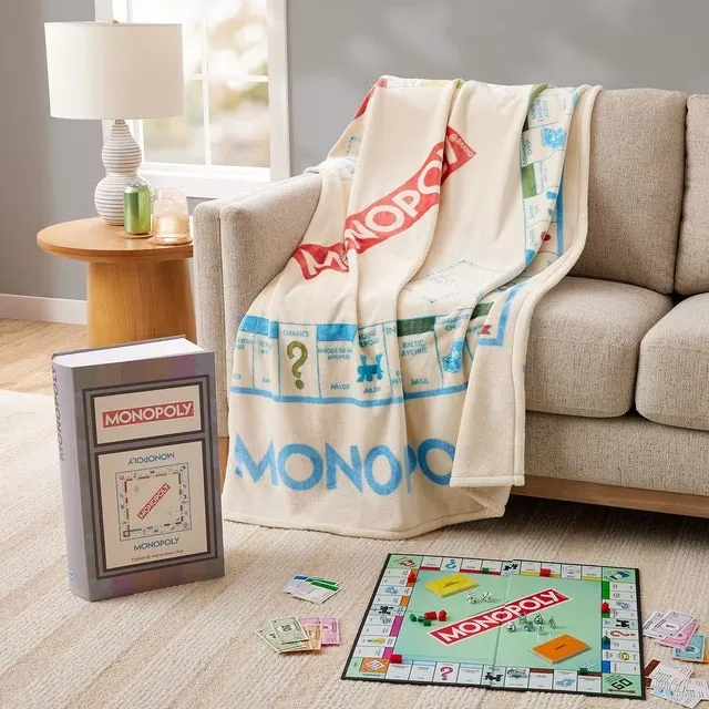 Licensed Classic Boxed Board Game 50" x 70" Silk Touch Throw