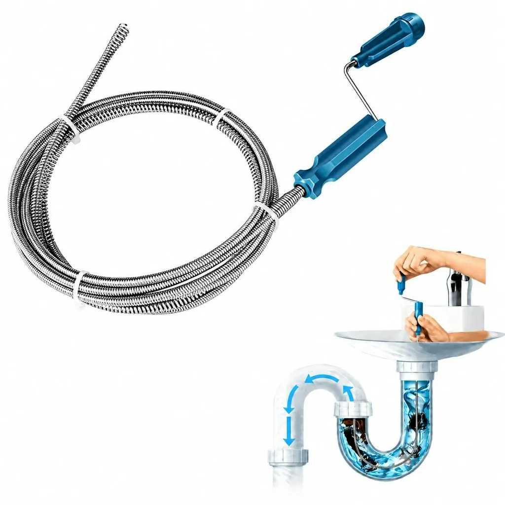 78.7" Flexible Drain Cleaning Tool