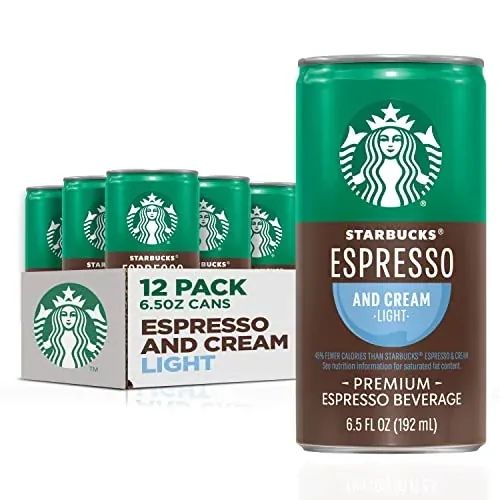 12-Pack 6.5-Oz Starbucks Ready to Drink Coffee (Espresso + Light Cream)
