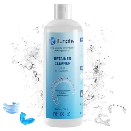 8.5oz kunphy Ultrasonic Retainer Cleaner Solution