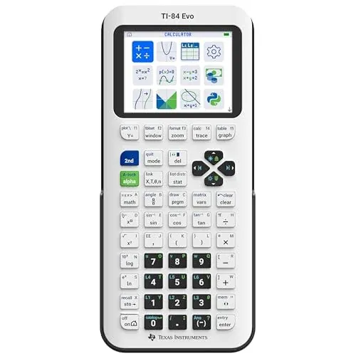 Texas Instruments TI-84 Evo Graphing Calculator (White)