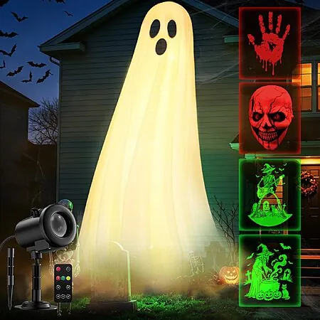 Beforalla 12-in-1 Halloween Outdoor Projector