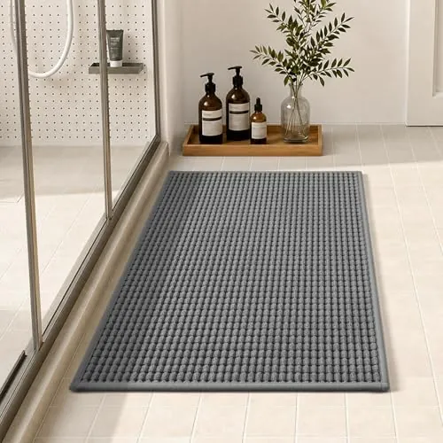 AMAZON Bath Mat 16 x 24" Gray