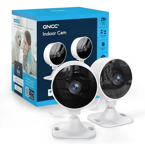 GNCC 1080P 2-Pack Indoor Security Camera