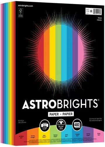 Astrobrights Prism Color Paper 480 Sheets