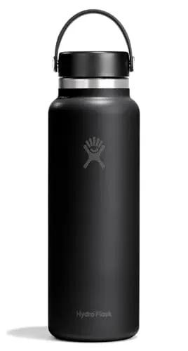 Hydro Flask Insulated Stainless Steel Wide Mouth Flex Lid Water Bottle 40 Oz