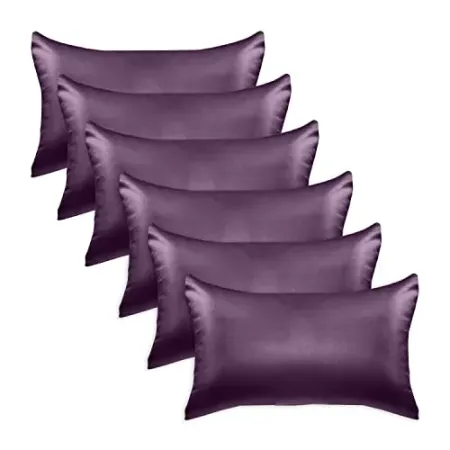 6-Pack Elegant Comfort King Satin Pillowcase Set