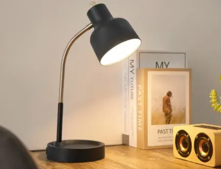 Mainstays LED Desk Lamp w/ Base AC Outlet
