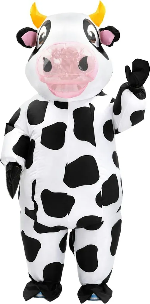 Inflatable Cow Costume for Adults