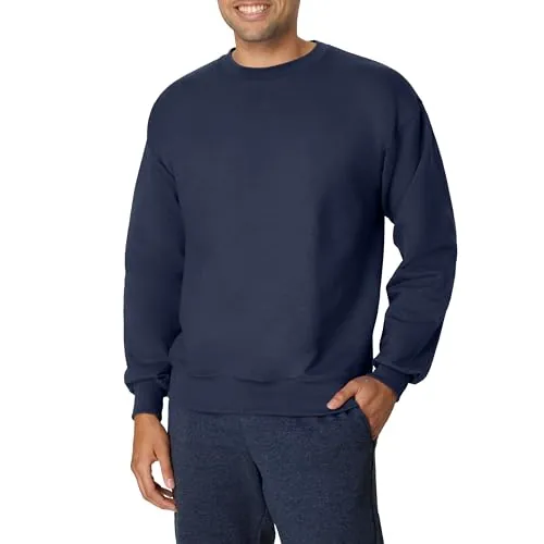 Hanes Men’s Heavyweight Fleece Crewneck Sweatshirt