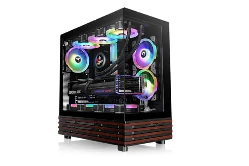 Thermaltake View 270 Plus WS ARGB; Mid Tower; 3x120mm Lite Fans Included; 360mm Radiator Support; 420mm GPU Clearance; Bottom Wood Trim; E-ATX/ATX/mATX/mITX; 220mm PSU Clearance