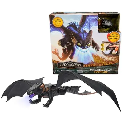 Dreamworks Dragons Ultimate Plasma Blast Toothless Interactive Dragon Toy