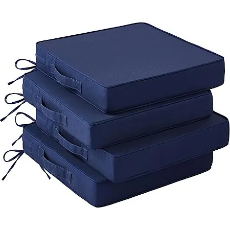 Prime Members: 4-Pk IASEAHK Outdoor Patio Chair Cushions (Various)