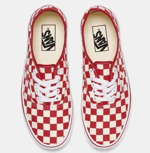 Women's Vans Authentic Check Casual Shoes