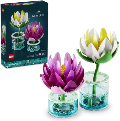 LEGO Botanicals Botanical Collection Water Lilies (11511, 259 Pieces)