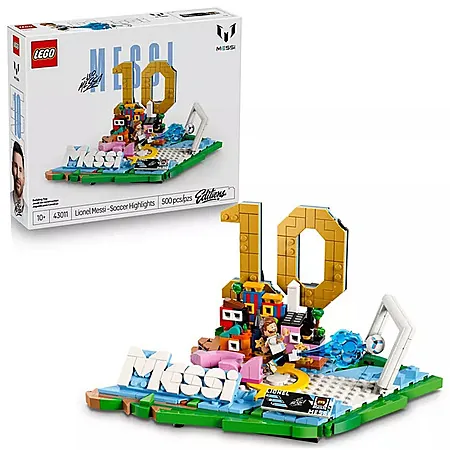 500-Pc LEGO Editions Lionel Messi Building Kit