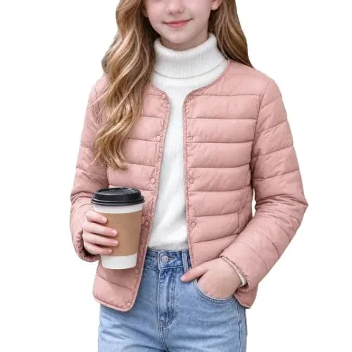 Kids Lightweight Quilted Jackets for Ages 12-18