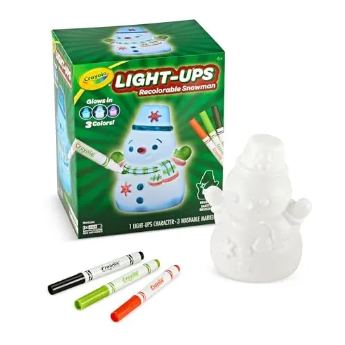 Crayola Light-Ups Reusable Coloring Craft Toy (Snowman)