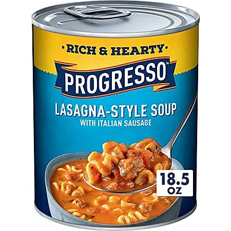 18.5-Oz Progresso Rich & Hearty Lasagna-Style Soup w/ Italian Sausage