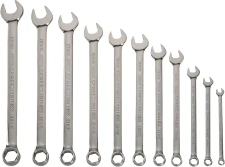 11-Piece CRAFTSMAN OVERDRIVE Metric Wrench Set
