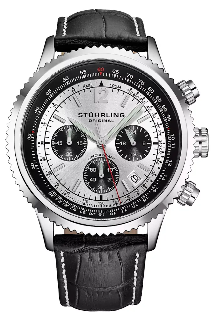Stuhrling Men's Turbine Chronograph Watch