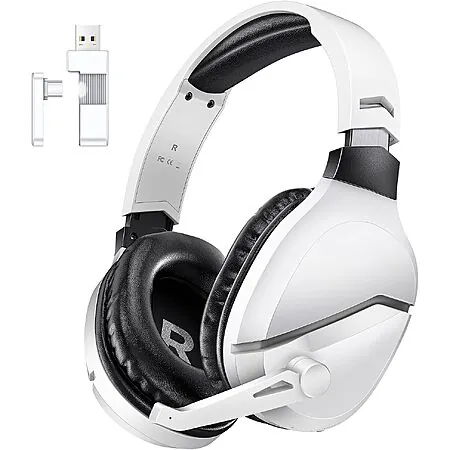 WolfLawS TA2000 Wireless Gaming Headset w/ Noise-Canceling Mic (PS5/PS4/PC)