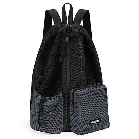 18.9" WANDF Mesh Beach Backpack w/ Wet Pocket