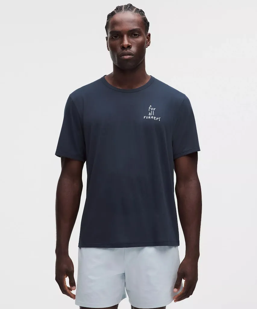 lululemon Men's Mile Maker Mesh Short-Sleeve Shirt