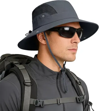 Rosoz Men's UPF 50+ Boonie Bucket Hat