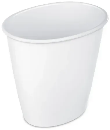 Sterilite 1.5-Gallon Oval Vanity Plastic Trash Can