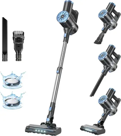 VIPSUN 40KPa Self-Standing Cordless Stick Vacuum