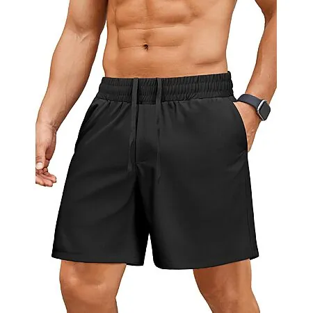PINSPARK Men's 7" Quick Dry Running Shorts (2 Colors)