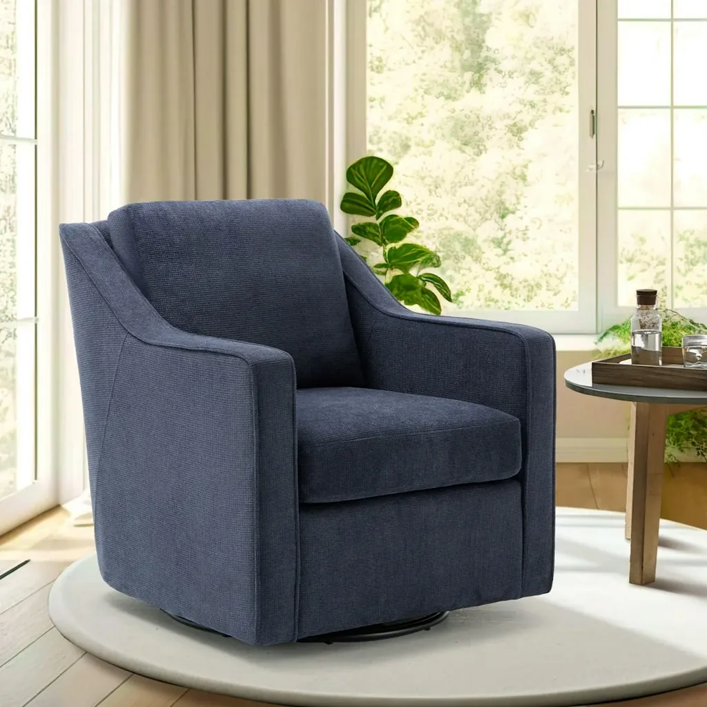 Wade Logan Charitini Swivel Accent Chair