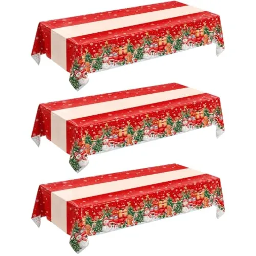Christmas Tablecloth 3-Pack