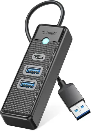 3-Port Orico USB Hub w/ 2x USB-A & 1x USB-C