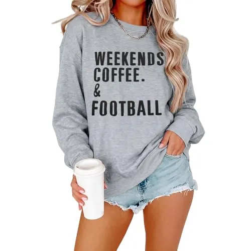 EGELEXY Football Game Day Sweatshirts