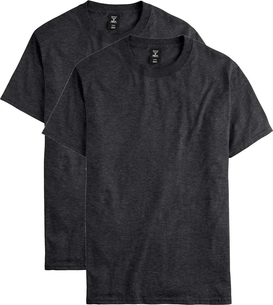 Hanes Men's Beefy-T Heavyweight Cotton T-Shirt 2-Pack