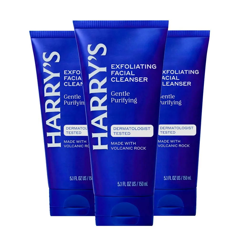 Harry's 5.1 fl. oz. Exfoliating Face Wash for Men 3-Pack