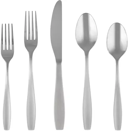 20-Piece 18/0 Cambridge Raritan Stainless Steel Flatware Set