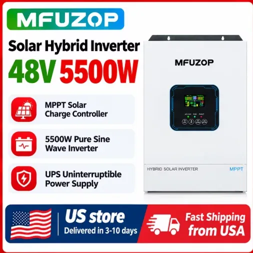 DATOUBOSS 48V 5500W Solar Hybrid Inverter MPPT DT-4855U