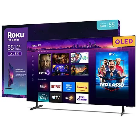 Prime Members: 55" Roku 55RAD5 Pro Series 4K OLED 120Hz Smart TV (2026)