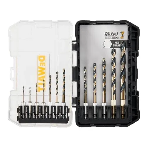 DeWALT Black & Gold Drill Bit Set 12-Pc