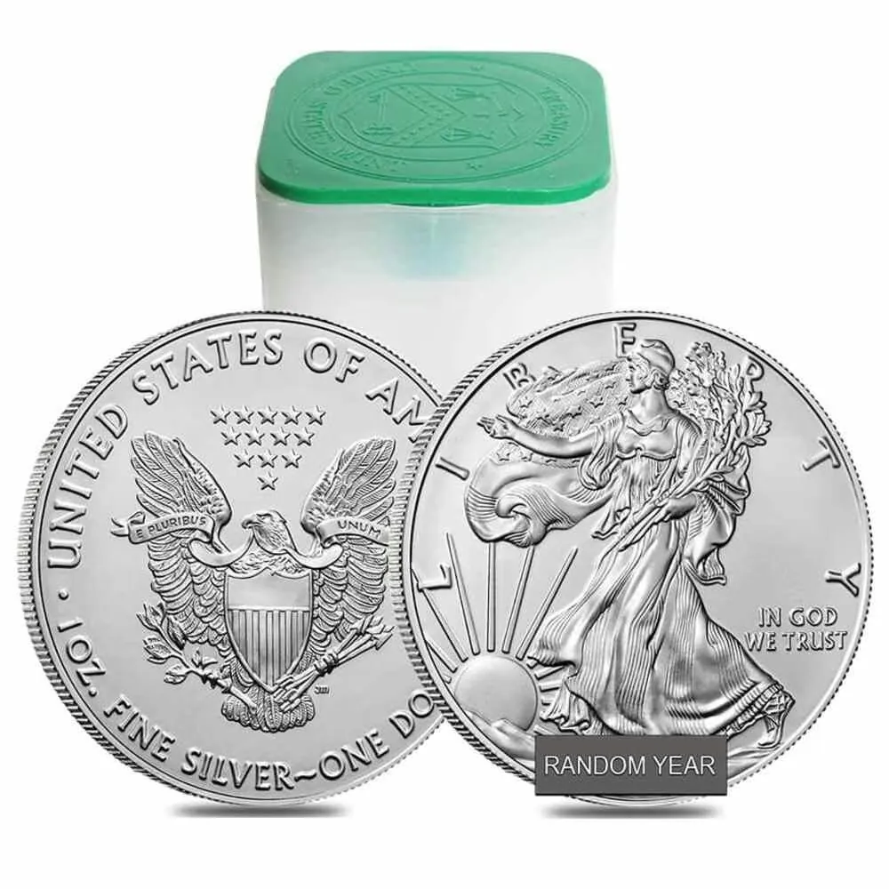1-oz. Silver American Eagle $1 Coin Roll of 20