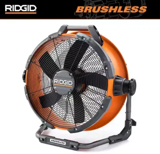 RIDGID 18V Brushless Hybrid 18 in. Drum Fan