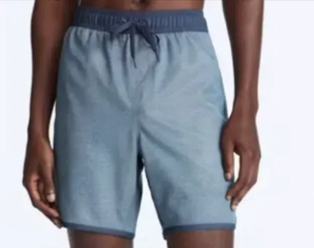 George Men's Dolphin Hem 7" Inseam Swim Shorts